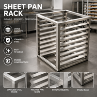 Support de plateau à pain en acier inoxydable sur mesure pour équipement de restauration hôtelière et usage en salle