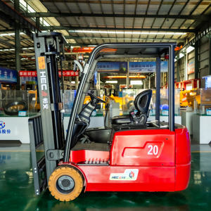 Carretilla elevadora eléctrica de 3 ruedas marca OEM Shantui, camión de rueda de tres puntos con batería de litio 1,6 T 1,8 T 2T Triplex Mast 4,5 m 5M 6m Reach - Product Image 3