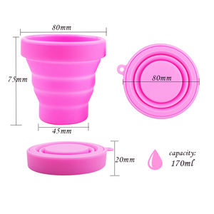 Venta caliente reutilizable de silicona <span class=keywords><strong>Copa</strong></span> <span class=keywords><strong>Menstrual</strong></span> caja esterilizadora <span class=keywords><strong>plegable</strong></span> taza esterilizadora - Product Image 2