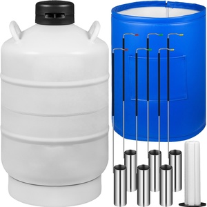Réservoir d'azote liquide de qualité industrielle de 30 L pour le stockage à grande échelle de sperme et d'embryons de porcs/bovins - Product Image 6