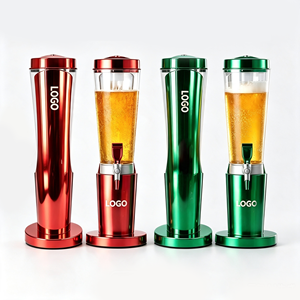 Customized Bar Nightclub Party Luxury Glossy Iron <b>Beer</b> Tower 3L Capacity Durable Beverage Liquor Juice Draft <b>Beer</b> Serving - Product Image 5