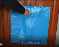 Doublures en PE industrielles pour cartons et fûts, doublures en plastique jetables robustes pour cartons, étanches et sur mesure