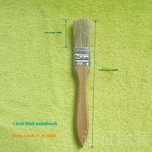 Verdickter Pinsel in Industriequalität mit Langen Borsten und Holzgriff in den Größen 1/<span class=keywords><strong>2</strong></span>/3/4/5/6/8 Zoll in Grau/Braun - Product Image 6