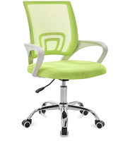 Mobilier de bureau Chaise accoudoir ergonomique rotative Chaise de bureau élévatrice avec support lombaire mobile