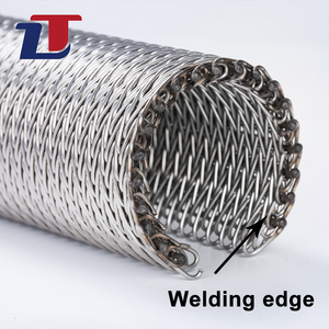450mm Gıda Sınıfı Paslanmaz Çelik Bileşik Örgülü Tel Örgü Konveyör Bandı - Product Image 2