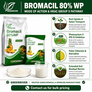 Pesticida Professionale Bromacil 80% WP, Erbicida Sistematico ad Assorbimento Radicale, Polvere Idrabile <span class=keywords><strong>per</strong></span> Eliminare <span class=keywords><strong>Erbacce</strong></span> a Foglia Larga - Product Image 2