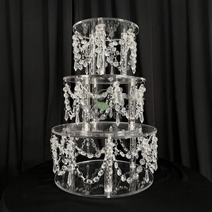 20cm/25cm/32cm Set Acrylic Cake Separator Cake Spacers Acrylic Cake Stand Set for Wedding Props Birthday Decoration Centerpiece - Product Image 5