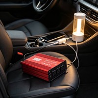 Convertisseur d'énergie portable à ondes sinusoïdales 1000/2000W DC12V vers AC 110V pour camping-car, camion, maison, alimentation de secours