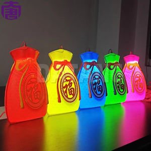 ถุงอั่งเปาตกแต่งเทศกาลตรุษจีน กันน้ำ IP65 ไฟ LED สำหรับตกแต่งภายในและภายนอกอาคาร ถุงนำโชค - Product Image 4