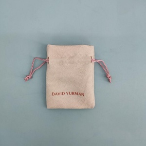 Wholesale Imitation Suede <b>Drawstring</b> <b>Pouches</b> for Jewelry Accessories Gift Packaging with Custom Printing to Protect Against Dust - Product Image 6