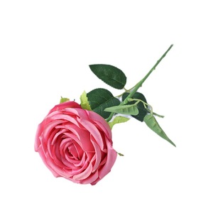 51cm Single Stem Princess Artificial Roses, Lifelike Faux <b>Flowers</b> for Living Room Floral <b>Display</b> & Styling - Product Image 5