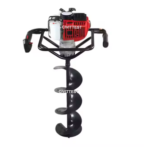 Hete Verkoop Civiele Techniek 52cc Benzine Vijzel Draagbare Grond Boor Hand Push Grond Boor - Product Image 3