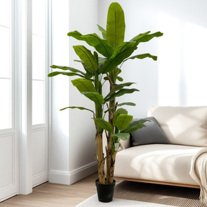 Arbre à bananes artificiel <span class=keywords><strong>Musa</strong></span>, grand, durable, écologique, résistant aux intempéries et aux UV, <span class=keywords><strong>d</strong></span>écoration pour les maisons et les bureaux - Product Image 4