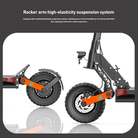 Trottinette électrique tout-terrain 48V à double motorisation de 10 pouces, trottinette électrique pliable haute puissance longue portée pour adultes, mobilité numérique intelligente