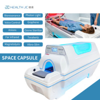 Capsule de bien-être corporel à infrarouge lointain au graphène pour améliorer la circulation et l'éclat de la peau, avec massage par vibration et stérilisation à l'ozone, pour salon, certifiée CE