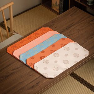 Chinese Style Double-Sided Tea Mat Rectangle Waterproof Satin Table <b>Runner</b> For Dry Brewing Home Use - Product Image 3