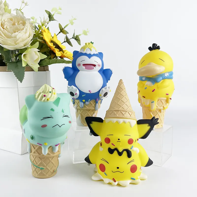 Chất Lượng Cao Ice Cream Máy Tính Trò Chơi Pokepoined Mini Con Số Mô Hình Đồ Chơi Pikachu Phim Hoạt Hình Trẻ Em Búp Bê Quà Tặng Sinh Nhật