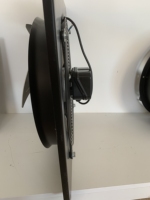 Extracteur d'air axial métallique 350 mm, ventilateur commercial avec volet en aluminium, pour serre, personnalisable ODM