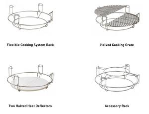 Auplex Kamado Teile 21 Zoll Keramik-Raucher Teilen und Herrschen Kochsystem Outdoor Grill BBQ Backen - Product Image 4