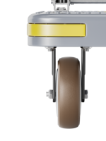 Chariot de manutention robuste en PP, type OEM, à 4/5 roues, pliable, pour supermarché et atelier