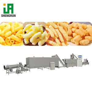 Ligne de production de produits soufflés délicieux : Machine à fabriquer des boules et bâtonnets de maïs soufflé, Extrudeuse de snacks soufflés au maïs - Product Image 2
