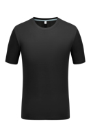 T-shirt de sport unisexe en nylon et élasthanne 180 g/m² de haute qualité, imprimé sérigraphié, séchage rapide, avec logo, pour homme
