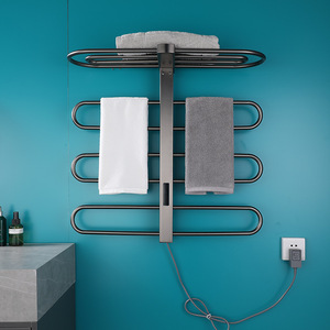<span class=keywords><strong>Toallero</strong></span> eléctrico inteligente Kampolly para baño, Control de tiempo, pantalla <span class=keywords><strong>Digital</strong></span>, <span class=keywords><strong>termostato</strong></span>, <span class=keywords><strong>toallero</strong></span> caliente <span class=keywords><strong>con</strong></span> calefacción eléctrica - Product Image 1