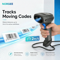 Escáner de Códigos 2D QR/1D/QR/Datamatrix con Cable USB NORGEE NG-3208S de 1.3MP CMOS, con 3 Años de Garantía, en Stock, para Uso en Minoristas y Almacenes