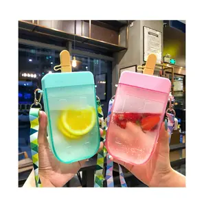 Fashion Cute Girl Heart Net Red Straw Cup Ins Trendy High-Value Popsicle Drink Purse Summer Creative Drink Purses Handbag