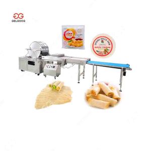 ราคาเครื่องห่อม้วนสปริงผลผลิตสูง / เครื่องทําผิวสปริงโรล / เครื่องทําแผ่นสปริงโรล - Product Image 6