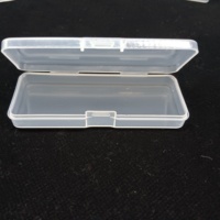 Boîte en plastique transparente imperméable réutilisable de pp avec le verrou fort pour le stockage d'emballage de carte