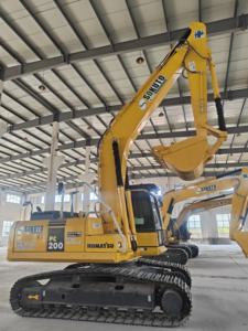 Excavatrice hydraulique d'occasion Komatsu PC200-5 du Japon, Komatsu d'occasion de 20 tonnes, pelle sur chenilles moyenne, meilleur prix, moins d'heures de travail, en vente - Product Image 2