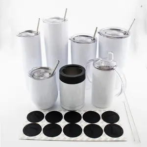 Wholesale Stainless Steel Insulated Skinny Tumblers 20oz 30oz Sublimation Tumbler Blank Egg Tumblr Cup