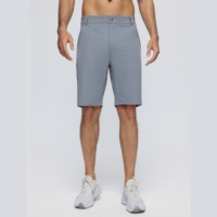 Shorts Deportivos de Secado Rápido, Transpirables, de Nylon y Spandex, Cintura Media, con Bolsillos Laterales, para Verano, Venta al Por Mayor