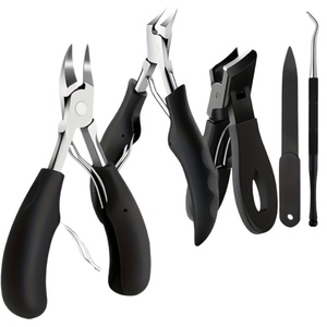 Juego <span class=keywords><strong>de</strong></span> cortaúñas <span class=keywords><strong>de</strong></span> acero inoxidable para <span class=keywords><strong>manicura</strong></span> <span class=keywords><strong>y</strong></span> <span class=keywords><strong>pedicura</strong></span>, juego <span class=keywords><strong>de</strong></span> 5 piezas para <span class=keywords><strong>Amazon</strong></span> Cross-Border - Product Image 1