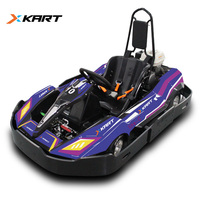 Go Karts X-KART con Pedal y Asiento Ajustables para Pistas de Karting al Aire Libre, Alquiler Comercial, Go Kart de Gasolina de 160cc