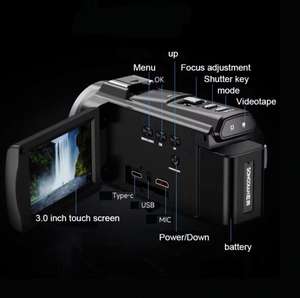 Videocámara Digital Deportiva para Exteriores con Estabilización Electrónica de Imagen HD 5K, Sensor de Imagen CCD para Grabación Portátil, Filtros ROHS - Product Image 2