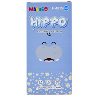 Stylo gel effaçable Kawaii Cartoon Hippo 0,7 mm, encre bleue effaçable à la chaleur, écriture fluide, pour enfants, étudiants, cahiers et journaux