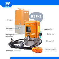 Bomba Hidráulica Eléctrica REP-2 de 700 bar, 220 V, 340 W, 2.6 L/min, Control Remoto por Cable, 16.5 kg, Portátil