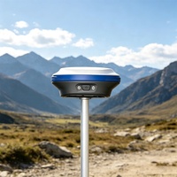 Équipement de topographie RTK avancé G980 SE avec 1408 canaux satellite, radio intégrée, conception légère pour les levés d'ingénierie