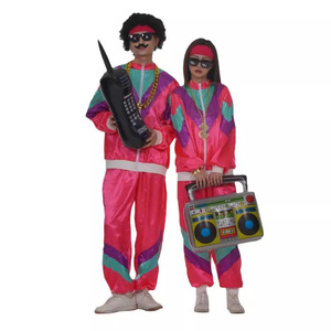 Mode femmes hommes 1980s <span class=keywords><strong>Disco</strong></span> Hippie survêtement déguisement dame hommes Hippies costumes fête pour Costumes adultes - Product Image 1