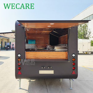 WECARE Camión Remolcable <span class=keywords><strong>de</strong></span> <span class=keywords><strong>Comida</strong></span> Rápida para Venta Callejera Totalmente Equipado: Cafetería, Bar <span class=keywords><strong>de</strong></span> Cerveza y Jugos, Heladería, Hot Dogs y Pizzería Móvil - Product Image 5