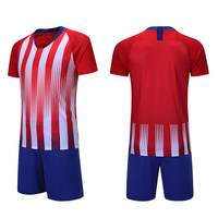 Maillot de football noir et rouge pas cher, impression authentique, maillots de football internationaux, fabricant de maillots de football personnalisés, maillot de football