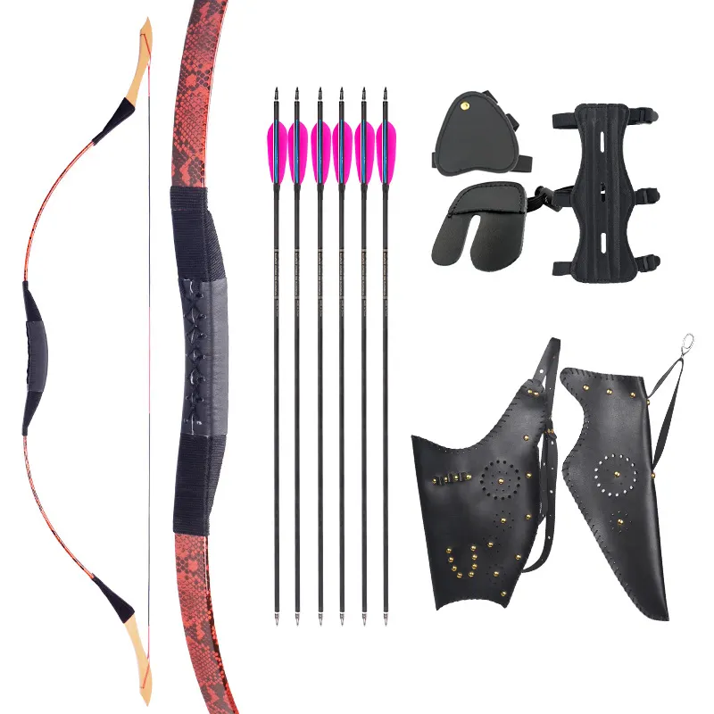 Outperform Factory Supply Handcrafted Traditional Asia Bow set for practice use