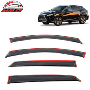 Déflecteurs de fenêtre en acrylique fumé pour Lexus RX350 RX450h 16-22 - Product Image 1