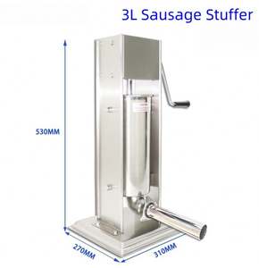 Embutidora Manual Vertical de Alta Calidad de 2L, 3L, 5L, 7L para Salchichas, Embutidora de Jamón y Salchichas - Product Image 3