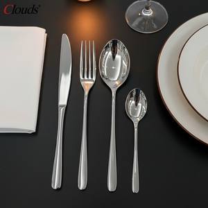 Ensemble <span class=keywords><strong>de</strong></span> couverts <span class=keywords><strong>de</strong></span> luxe en acier inoxydable cuillère et fourchette en métal <span class=keywords><strong>vaisselle</strong></span> pour hôtels <span class=keywords><strong>vaisselle</strong></span> <span class=keywords><strong>anglaise</strong></span> pour des expériences culinaires élégantes - Product Image 2