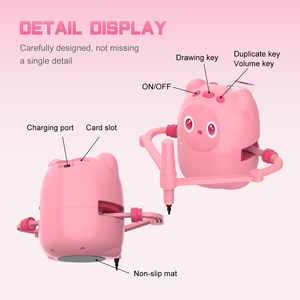 <span class=keywords><strong>Robot</strong></span> <span class=keywords><strong>de</strong></span> <span class=keywords><strong>Dessin</strong></span> Automatique Magique, Jouet Éducatif STEM pour Enfants <span class=keywords><strong>de</strong></span> 3 à 12 Ans, Tutor Artistique Interactif Rechargeable en ABS, Personnalisation OEM ODM - Product Image 6