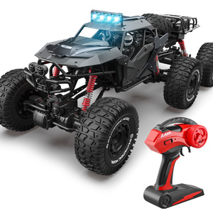 Coche RC de Gran Tamaño de 70 cm, Camioneta de Aleación con <span class=keywords><strong>Control</strong></span> <span class=keywords><strong>Remoto</strong></span> de 6 Ruedas Motrices, Amortiguador, Todoterreno, Alta Velocidad, Versión <span class=keywords><strong>Gigante</strong></span> de Aleación - Product Image 4