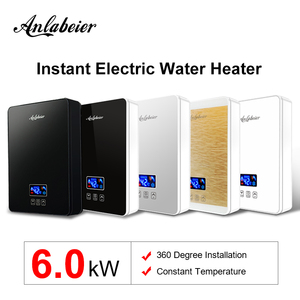 Calentador de Agua Eléctrico Instantáneo de Vidrio Templado, 6000W, 220V/240V, Pantalla Táctil, ELCB, IPX4, para Ducha y Cocina, con Certificación CE, de Fábrica - Product Image 3